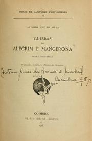 Cover of: Guerras do alecrim e mangerona: opera joco-seria.