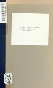 Cover of: Henriette: ou, Deux ans après, drame en trois actes, en prose par M. Ancelot.  Représenté pour la première fois sur le théatre de l'Ambigu, le 25 septembre 1830.
