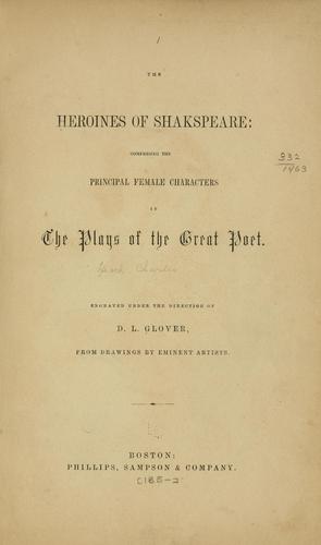The heroines of Shakespeare by Heath, Charles