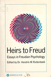 Cover of: Heirs to Freud: essays in Freudian psychology