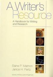 Cover of: A Writer's Resource a Handbook for Writing and Research