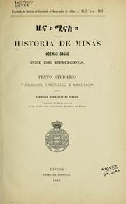 Cover of: Historia de Minás: 'Además Sagad, rei de Ethiopia