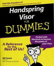 Handspring visor for dummies by Bill Dyszel