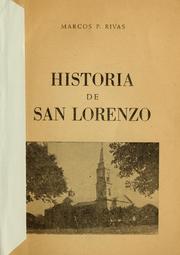 Cover of: Historia de San Lorenzo