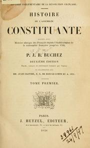 Cover of: Histoire parlementaire de la Révolution française.
