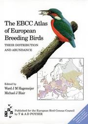 Cover of: The Ebcc Atlas of European Breeding Birds by Ward J. M. Hagemeijer