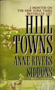 Cover of: Hill towns by Anne Rivers Siddons