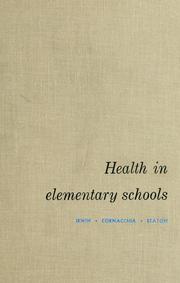 Cover of: Health in elementary schools