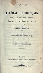 Cover of: Histoire de la littérature française depuis le 16e siècle jusqu'à nos jours.