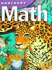 Cover of: Harcourt math