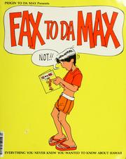 Cover of: Fax to Da Max