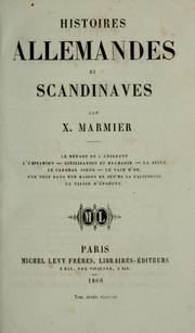 Cover of: Histoires allemandes et scandinaves
