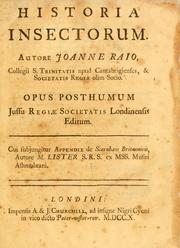 Cover of: Historia insectorum