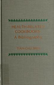 Cover of: Health related cookbooks: a bibliography