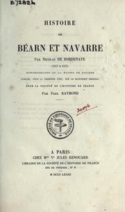 Cover of: Histoire de Béarn et Navarre