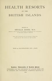 Cover of: Health resorts of the British islands.