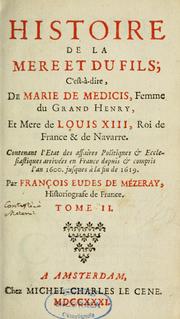 Histoire de la mère et du fils by François Eudes de Mézeray