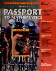 Cover of: Heath passport to mathematics: an integrated approach