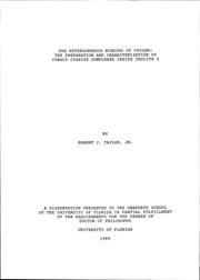 Cover of: The heterogeneous binding of oxygen | Robert J. Taylor