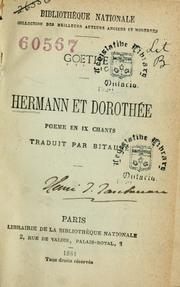 Cover of: Hermann et Dorothée by Johann Wolfgang von Goethe