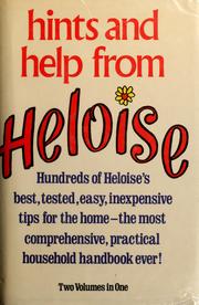 Cover of: Hints and help from Heloise by Heloise.