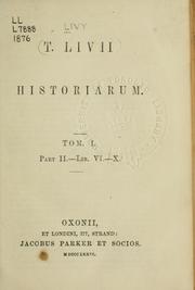 Cover of: Historiarum. by Titus Livius