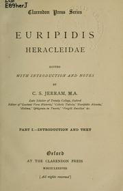 Cover of: Heracleidae by Euripides