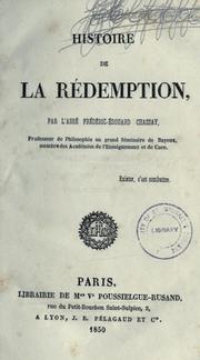 Cover of: Histoire de la Rédemption