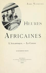 Heures africaines by James Vandrunen