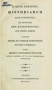 Cover of: Historiarum quae supersunt by Titus Livius