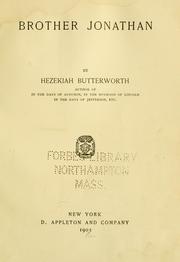 Cover of: Brother Jonathan by Hezekiah Butterworth