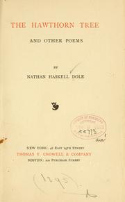 Cover of: The hawthorn tree by Dole, Nathan Haskell