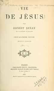 Cover of: Histoire des origines du Christianisme. by Ernest Renan