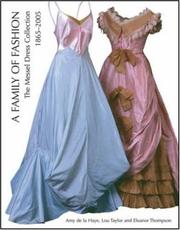 A family of fashion by Amy De La Haye, Amy de la Haye, Lou Taylor, Eleanor Thompson