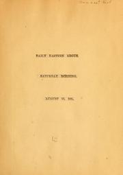 Cover of: Historical monuments, bronze tablets and cannon, in Portsmouth and vicinity: Both in state of Maine and New Hampshire.