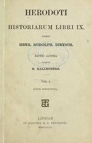 Cover of: Herodoti Historiarum libri IX by Herodotus