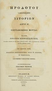 Cover of: Historin logoi 9, epigraphomenoi Mousai. by Herodotus