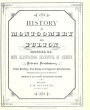 History of Montgomery and Fulton counties, N.Y.