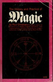 Cover of: The history and practice of magic