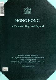 Hong Kong : A Thousand days and beyond