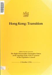 Hong Kong : Transition