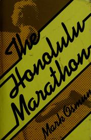 Cover of: The Honolulu Marathon by Mark Osmun