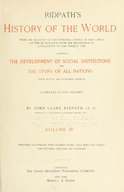 Cover of: Ridpath's history of the world by John Clark Ridpath