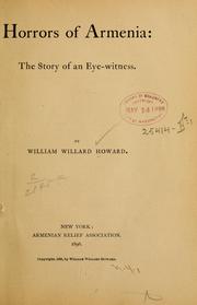 Cover of: Horrors of Armenia by William Willard Howard