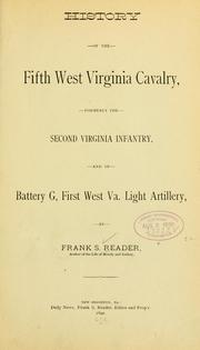 History of the Fifth West Virginia Cavalry by Francis Smith Reader