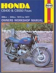 Cover of: Honda CB400 and CB 550 Fours Owners Workshop Manual, No. M262 | John Harold Haynes