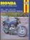 Cover of: Honda CB400 and CB 550 Fours Owners Workshop Manual, No. M262