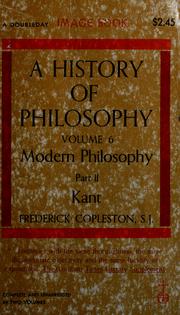 Cover of: A history of philosophy.