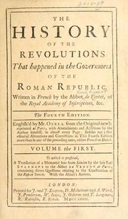 Cover of: history of the revolutions that happened in the government of the Roman republic