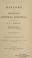 Cover of: A history of the Massachusetts general hospital (To August 5, 1851.)